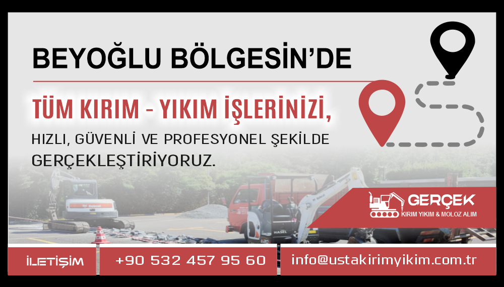 Beyoğlu Kırım Yıkım ve Hafriyat Hizmetleri | Öz Kırım Yıkım