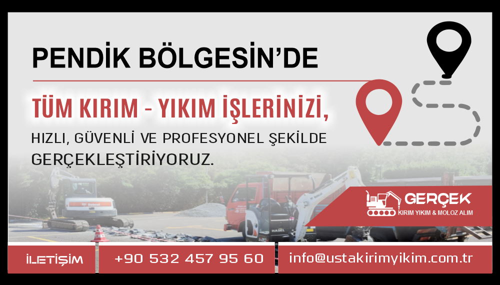 Pendik Kırım Yıkım ve Hafriyat Hizmetleri | Öz Kırım Yıkım
